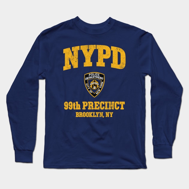 99th Precinct - Brooklyn NY Long Sleeve T-Shirt by huckblade